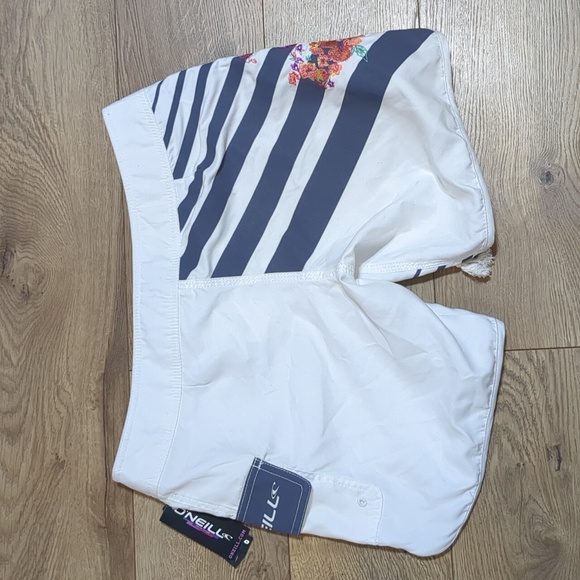 O'NEILL Boardshorts Floral Embroidered Swim Shorts Size 3 - Picture 2 of 10